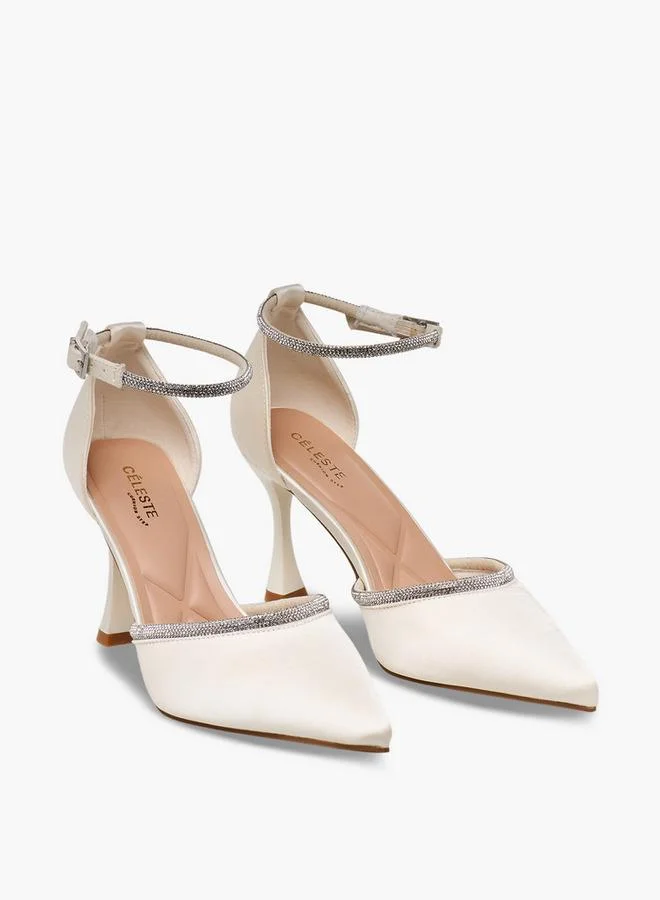 Women Embellished Flared Heel Shoes