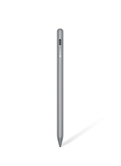 Mezone Universal Stylus Pen for Touch Screens, 1.5mm Fine Tip Compatible with iOS and Android Devices, with Palm Rejection & Magnetic Attachment, for Drawing and Handwriting, Space Grey  - Image 1