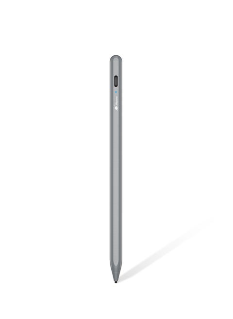 Universal Stylus Pen for Touch Screens, 1.5mm Fine Tip Compatible with iOS and Android Devices, with Palm Rejection & Magnetic Attachment, for Drawing and Handwriting, Space Grey