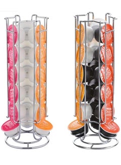 OASISWJ Capsule Coffee Pod Holder Stainless Steel Tower Stand Storage Rack  - Image 3