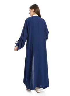 Caesar Women's long cardigan with stripes on the sleeves  - Image 4