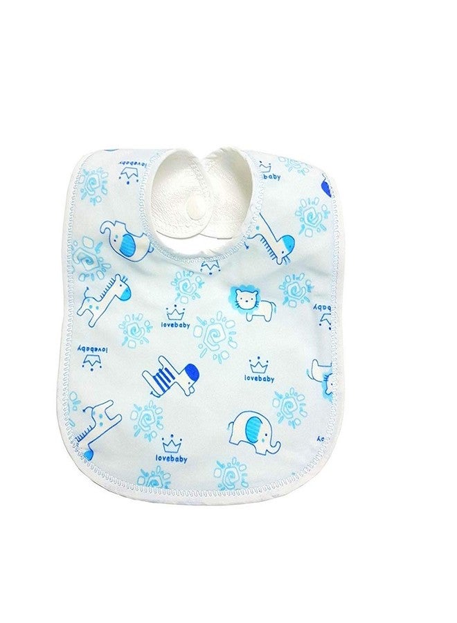 Lappu Silicone Baby Food Feeder 90Ml And Baby Food Fruit Nibbler Pacifier With Baby Waterproof Soft Bib(Green-Blue) - Image 5