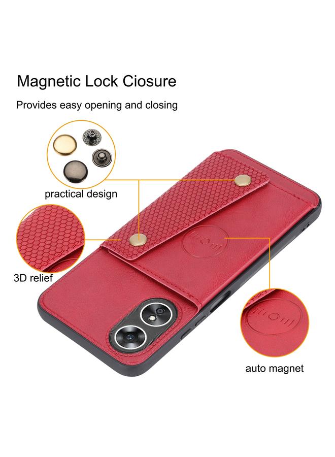 S-TOP Case For OPPO A17 Double Buckle Magnetic Phone Case - Image 4