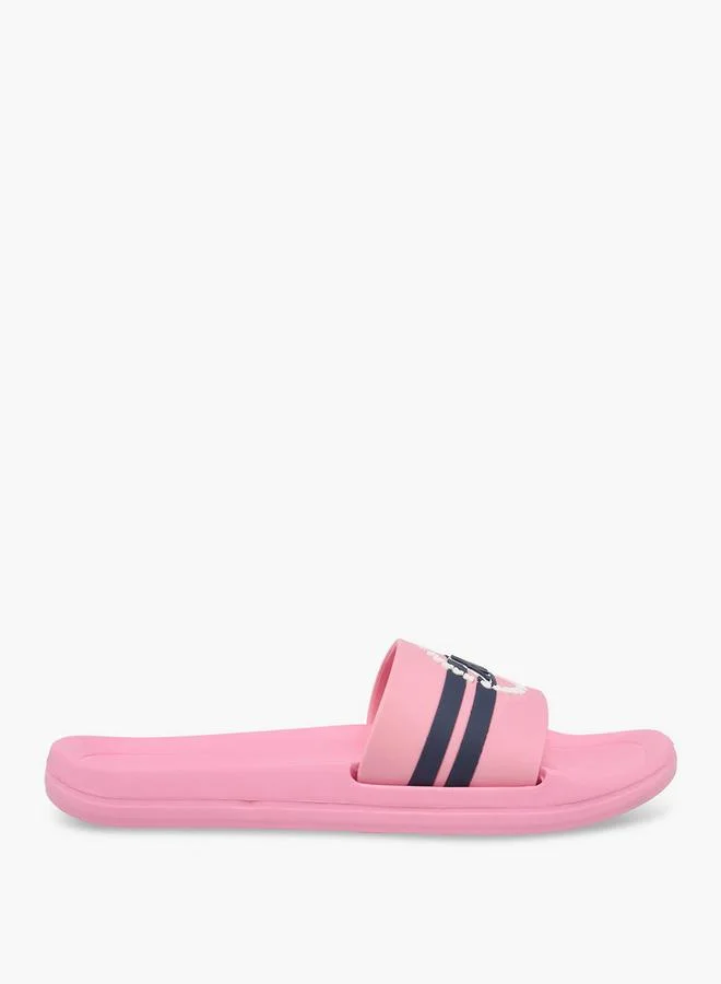 Kappa Slides With Logo Detail