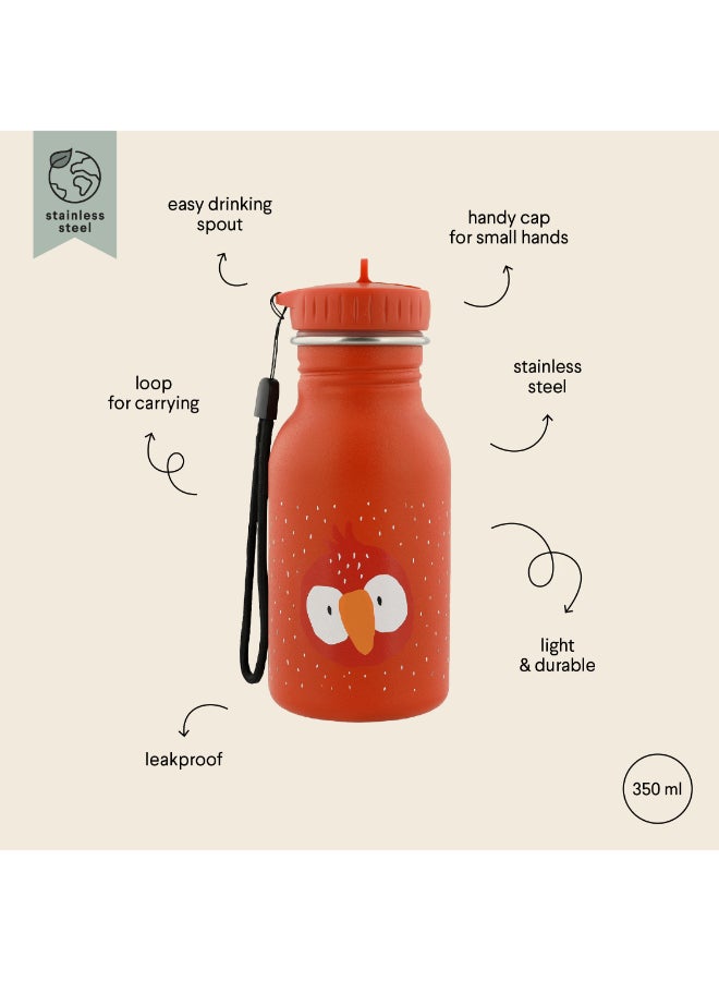 Trixie Stainless Steel Water Bottle - 350ml - Mr. Parrot - Image 4