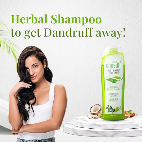 Dhathri Dheedhi Anti Dandruff Shampoo - 400ml, Shampoo for Dandruff and Itchy Scalp| Herbal Shampoo for Dandruff Treatment to Reduce Dandruff & Scalp Itchiness| An Ayurvedic Shampoo for Women and Men - Image 2