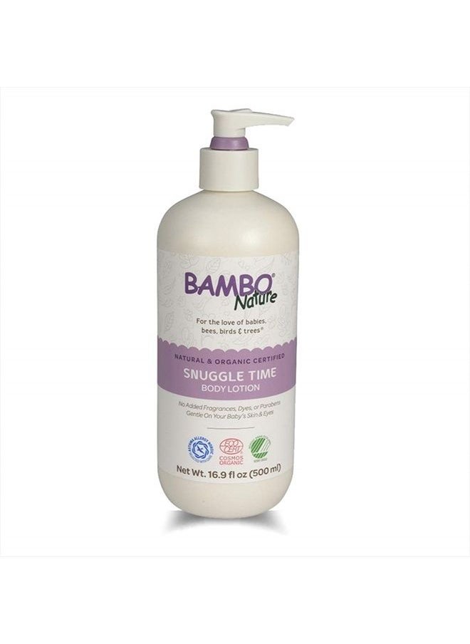 BAMBO NATURE Snuggle Time Body Lotion, 16.9 fl oz Bottle, 1 Count  - Image 1