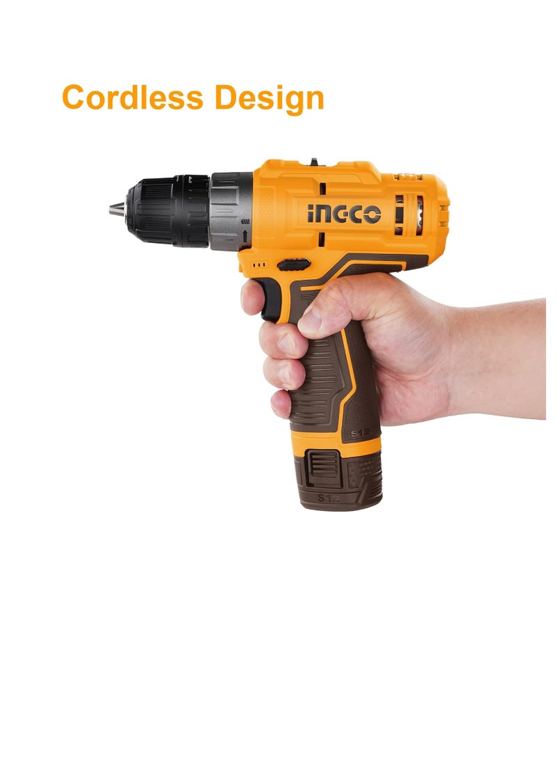 INGCO 12V Cordless Drill Machine - CDLI12202
