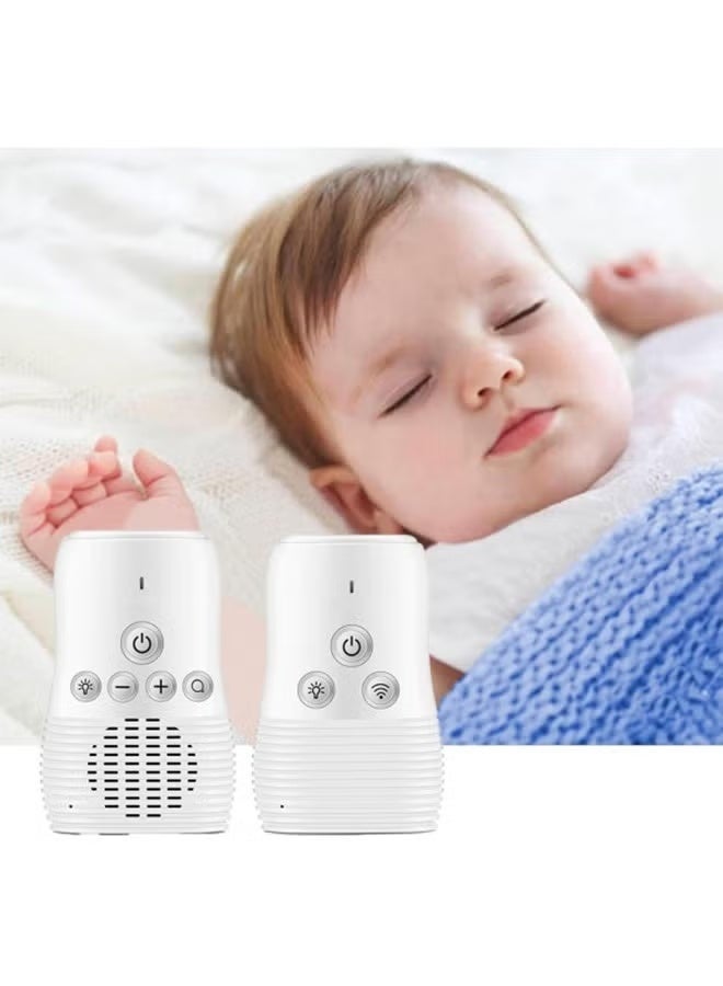 Wireless Rechargable Audio Baby Monitor With Night Light, High Sensitivity Microphone And Speaker - Image 2