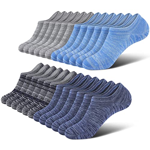 wernies No Show Men Socks, Low Cut Ankle Sock, Men Short Socks Casual Cotton Socks Size 11-13 - Image 1