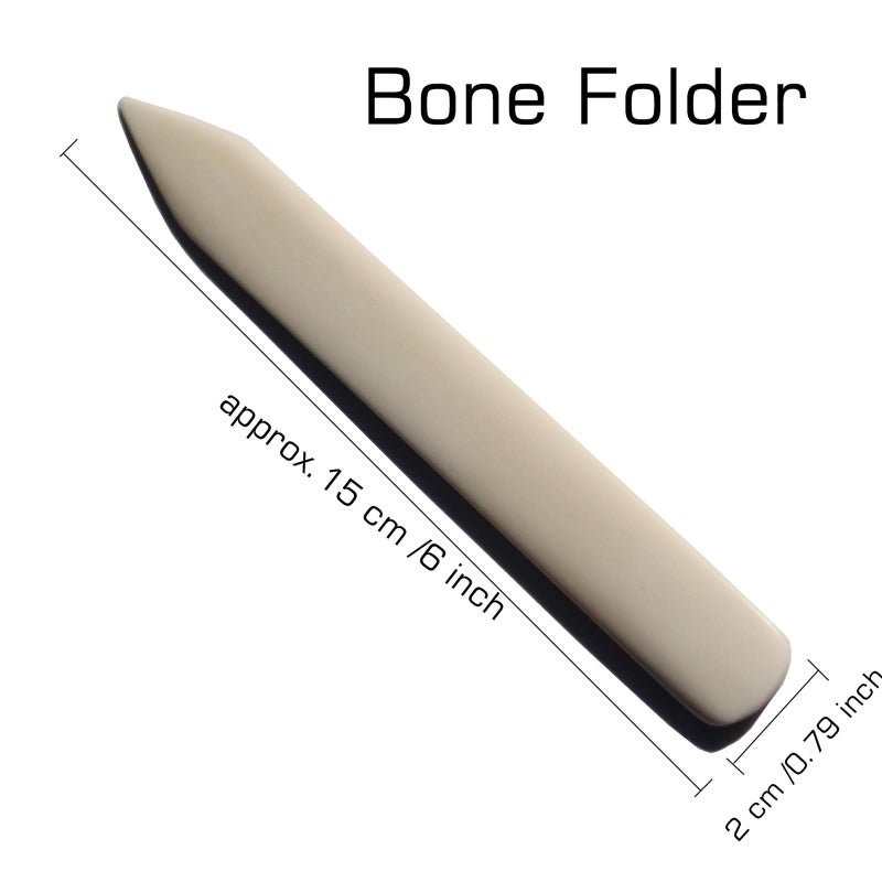 VENCINK Folder Paper Creaser Set Folding Scoring Burnishing Crafting Scrapbooking Tools for Bookbinding, Paper and Leather Crafts, Origami, Card Making and Office Supplies - Image 3