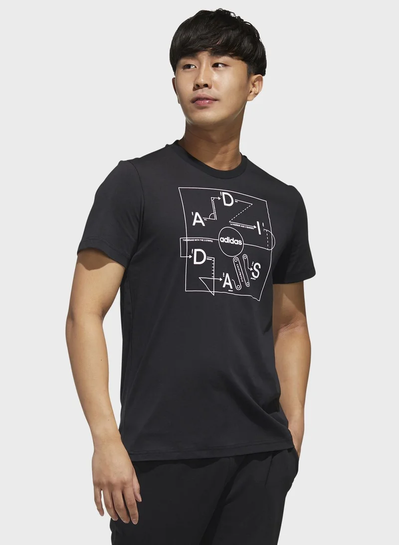 Adidas Gameplan T-Shirt