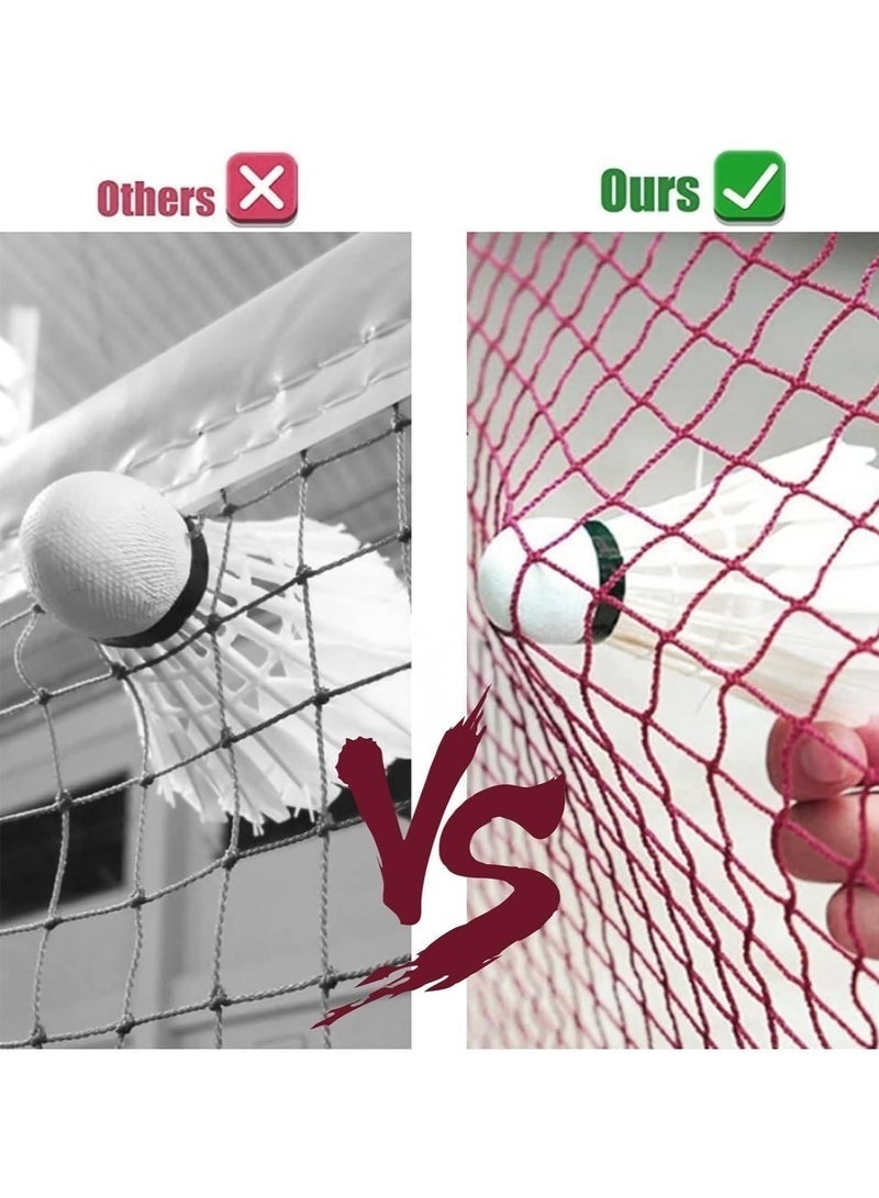 والالا مجموعة معدات شبكة تنس الريشة المحمولة، شبكة تنس بطول 4.2 متر مع حامل وحقيبة حمل، شبكات سهلة التجميع للأطفال والكبار، تنس، بيكلبول، تنس الريشة أو الكرة الطائرة - Image 5
