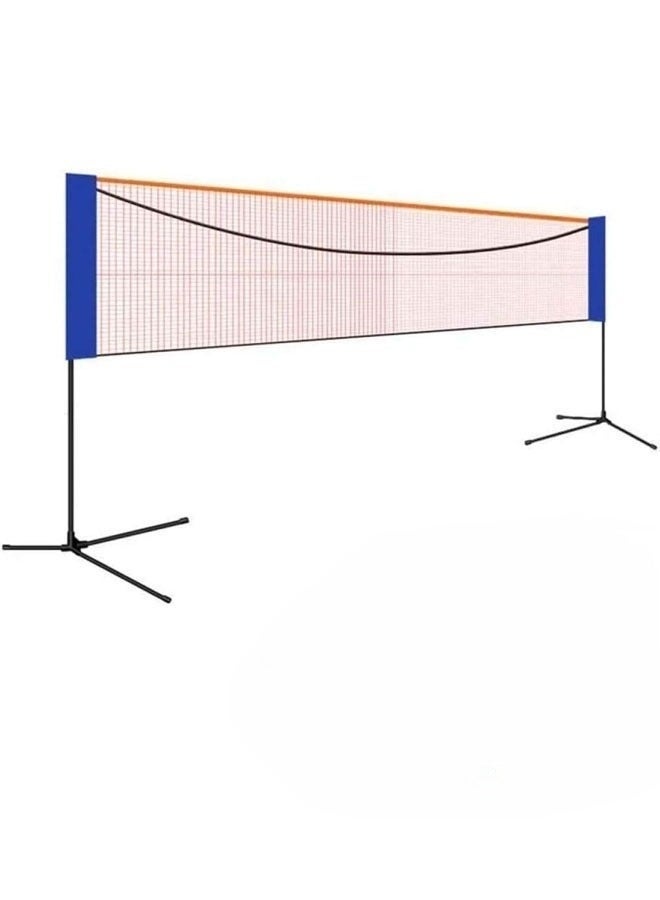 والالا مجموعة معدات شبكة تنس الريشة المحمولة، شبكة تنس بطول 4.2 متر مع حامل وحقيبة حمل، شبكات سهلة التجميع للأطفال والكبار، تنس، بيكلبول، تنس الريشة أو الكرة الطائرة - Image 2