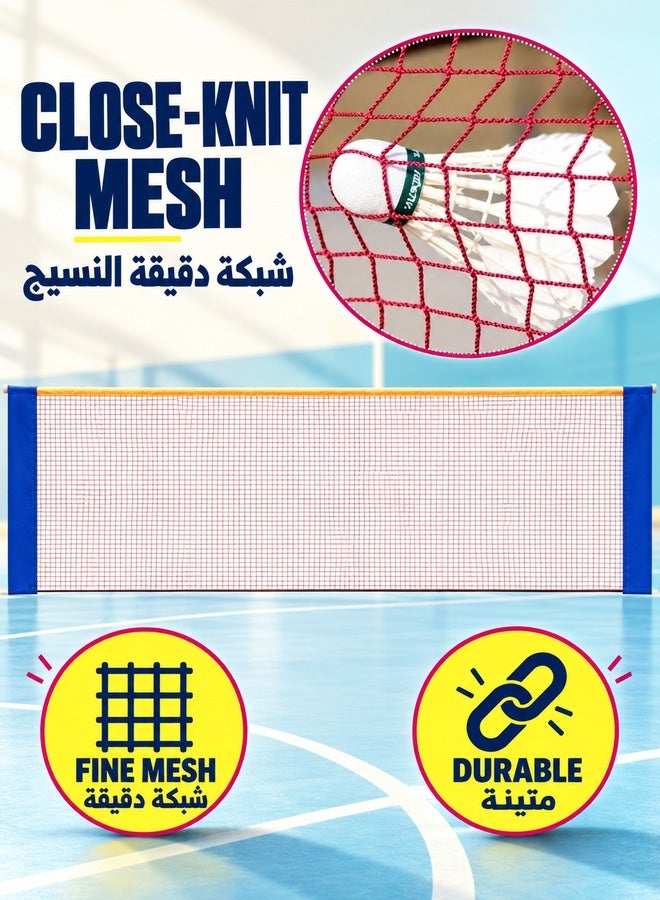 WALALLA Portable Badminton Tennis Net Set Equipment,4.2m Tennis Net with Stand and Carry Bag, Easy to Assemble Nets for Kids & Adults Tennis, Pickleball, Badminton or Volleyball - Image 3