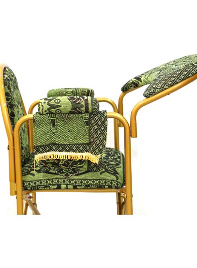 SUNDUS Foldable Prayer Chair Green - Image 3