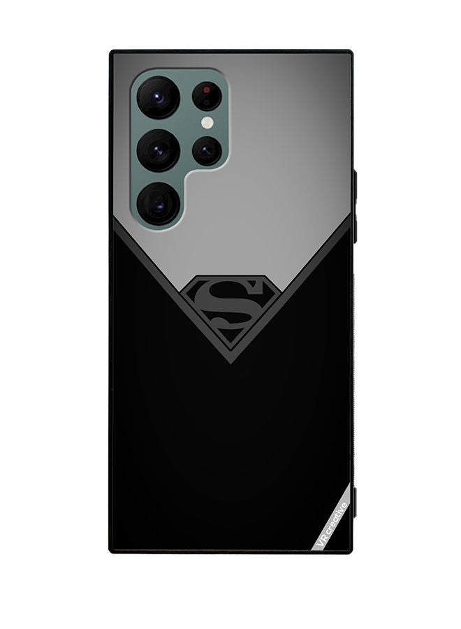 VR CREATIVE Protective Case Cover For Samsung Galaxy S22 Ultra 5G Simple Superman Design Multicolour - Image 1