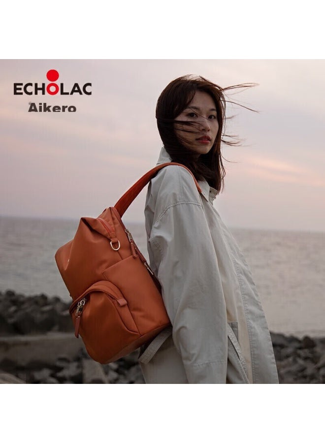 إيكولاك Echolac حقيبة ظهر للنساء، حقيبة سفر عصرية، حقيبة لابتوب عادية، حقيبة متعددة الاستخدامات وعصرية، هدية للصديقة، Ckp2075 Lake Green - Image 4