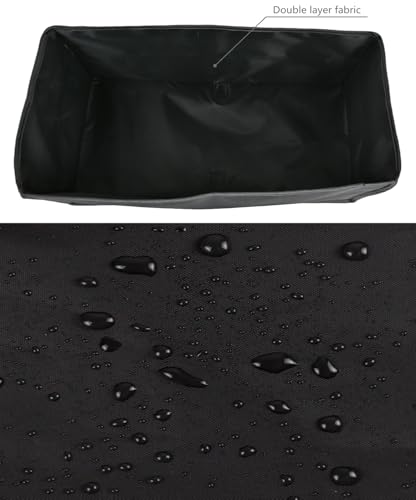 AF-WAN Heavy Duty Waterproof Double Layers Printer Dust Cover for Epson Photo ET-8550 Wireless Wide-Format All-in-One Supertank Printer (Black) - Image 4