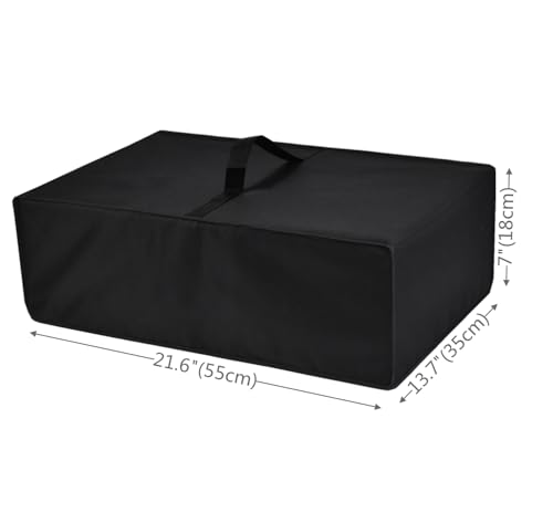 AF-WAN Heavy Duty Waterproof Double Layers Printer Dust Cover for Epson Photo ET-8550 Wireless Wide-Format All-in-One Supertank Printer (Black) - Image 3