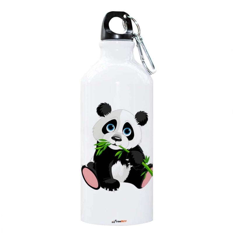 FirseBUY Water Bottle Light Portable 600ml Aluminium Water Bottle with Creative Cartoon Print Funny Bottle Gift for Kids - Image 1