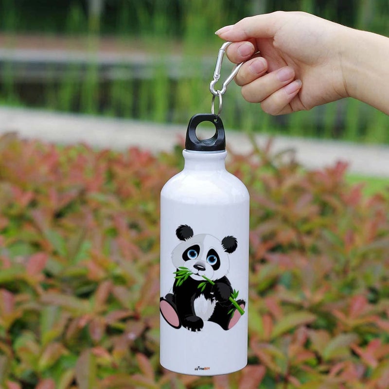 FirseBUY Water Bottle Light Portable 600ml Aluminium Water Bottle with Creative Cartoon Print Funny Bottle Gift for Kids - Image 2