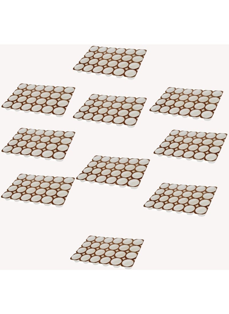 CICI - Paper Muffin Cupcake Mini Cake Mold Tray 24 Holes 10 Pieces - Image 1