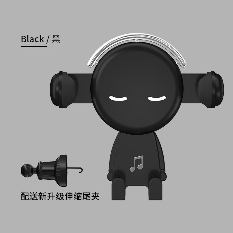 Car Phone Holder for Universal Fit Black for Work and School - Image 1