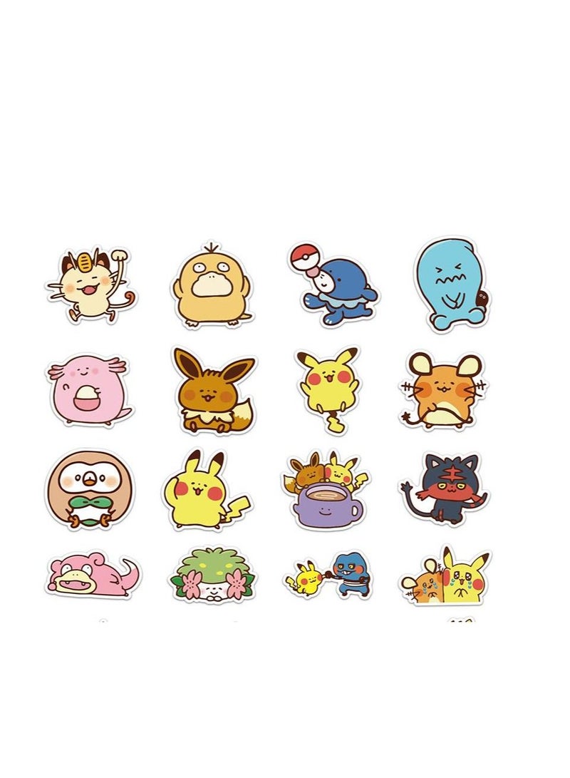 Y&D 50-Piece Pikachu pokemon Cute Vinyl Waterproof Sticker - Image 4