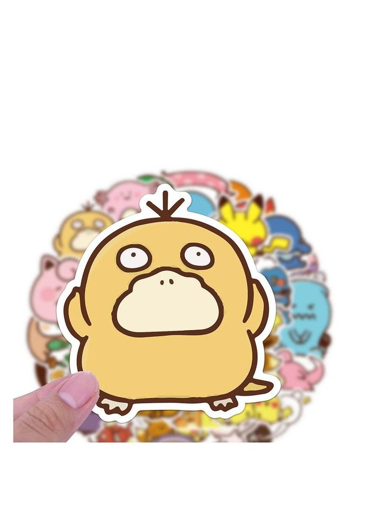 Y&D 50-Piece Pikachu pokemon Cute Vinyl Waterproof Sticker - Image 3