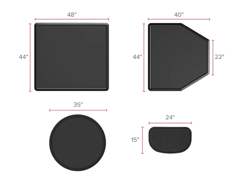 WeatherTech All-Purpose Mat - Multi-Use Mat for Everyday Living - 44" x 48" - Rectangle - Black (APM4448B) - Image 4