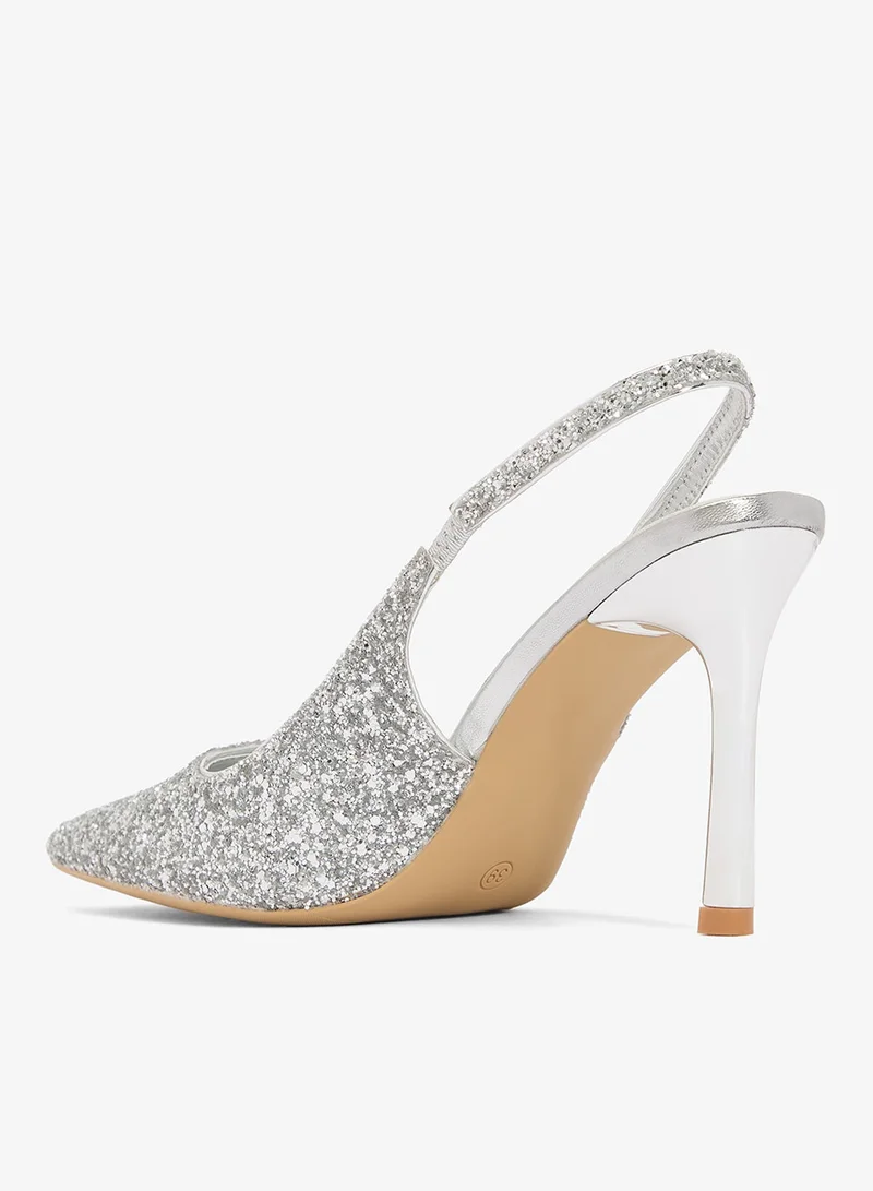 Ella Limited Edition Glitter Embellished Sling Back Pumps