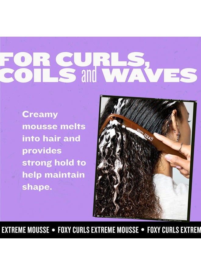 TIGI Bed Head Foxy Curls Curly Hair Mousse for Strong Hold 8.4 oz - Image 3