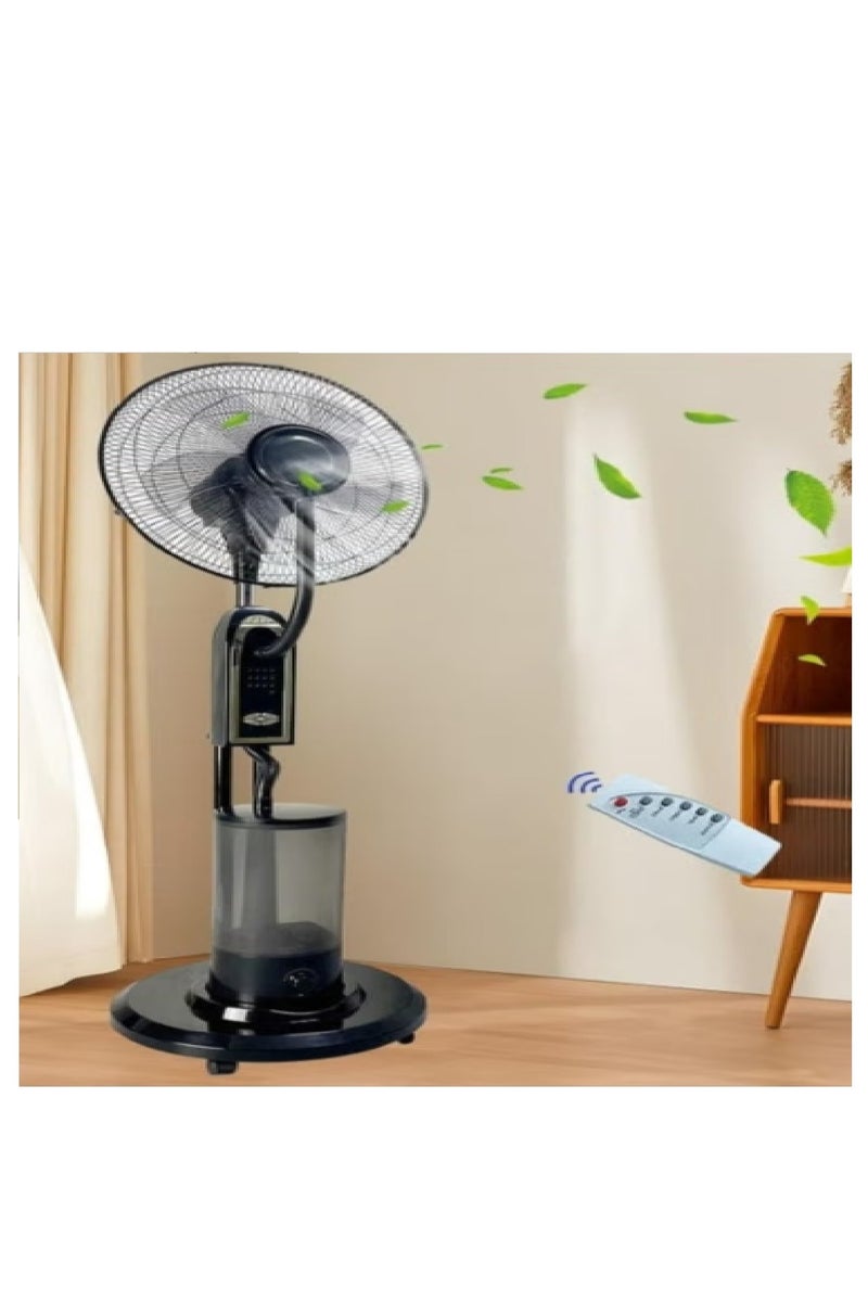 Denx Anion mist spray fan 75W,with 4L Water Tank and Remote Control, Adjustable Height Low Noise Mist Fan, 3 Speed ​​Fan - Image 3