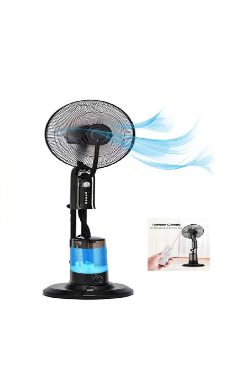 Denx Anion mist spray fan 75W,with 4L Water Tank and Remote Control, Adjustable Height Low Noise Mist Fan, 3 Speed ​​Fan - Image 4