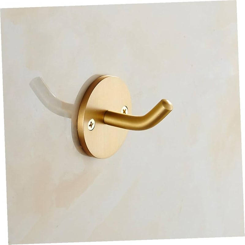 خطافات حائط نحاسية ثقيلة لتعليق المعاطف ذات الطراز العتيق للحمام وغرفة النوم والمطبخ والمدخل - Image 3