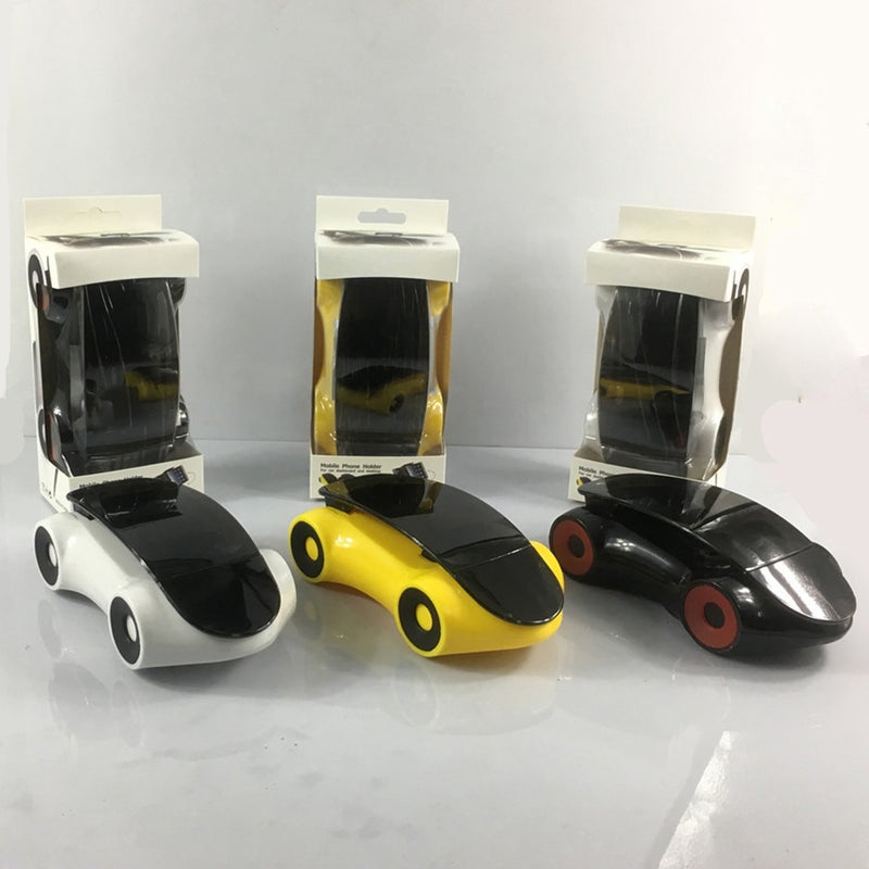 حامل هاتف محمول دوار عالمي على شكل سيارة رياضية، مزود بعطور وعلاج عطري (أبيض) - Image 3