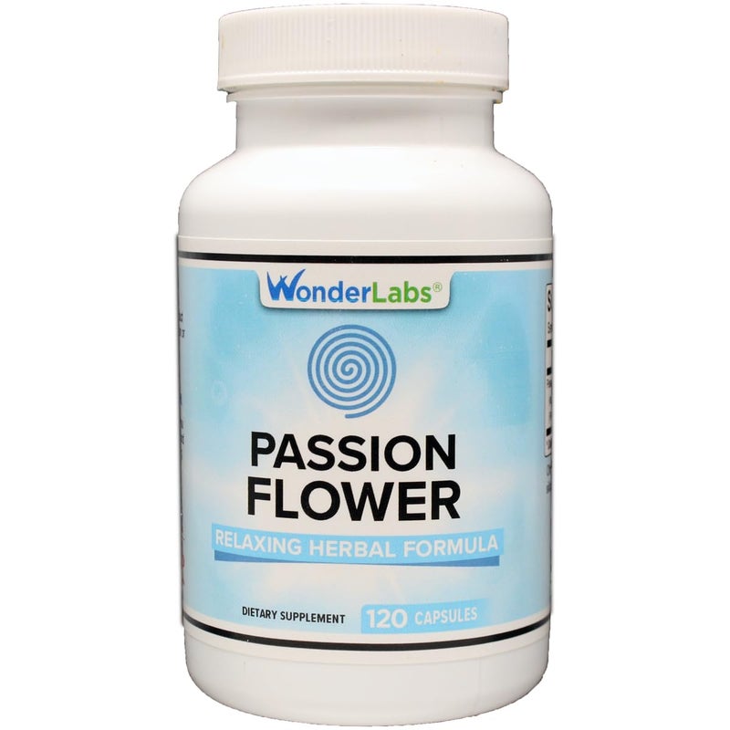 Wonder Laboratories Passion Flower Extract (2,500mg Equivlant) 120 Capsules - Gluten Free, Non-GMO, and Vegetarian Friendly - Image 1
