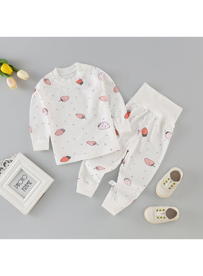 Baby High-waisted Autumn Clothing Set Newborn Baby Intimates 0-3 Years Old Kidsren's Clothing Boys And Girls Autumn Pants