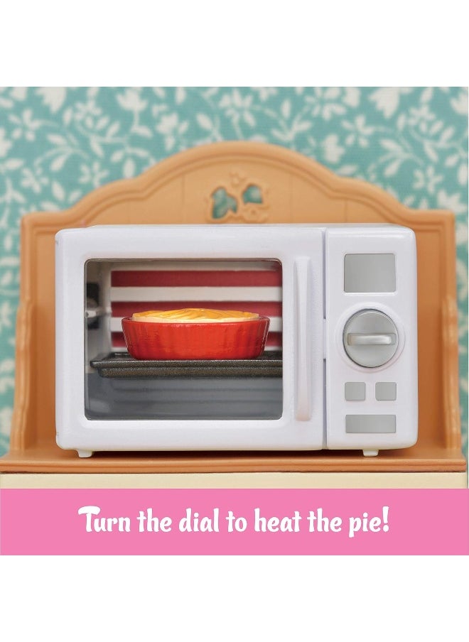 Calico Critters - Calico Critters, Doll House Furniture and Décor, Microwave Cabinet - Image 1