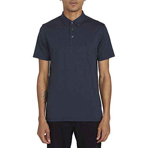 Volcom بوليو من فولوكوم للرجال بتصميم حديث، لون أزرق داكن، مقاس كبير جداً - Image 1