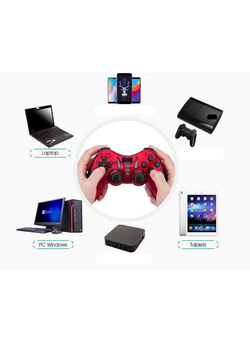 زيرو - دراع تحكم لاسلكي زيرو ZR-7501 لتشغيل PS1 وPSX تكنولوجيا 2.4GHz مدي توصيل حتى 14 متر –تشغيل حتي 10 ساعات لون احمر - Image 1