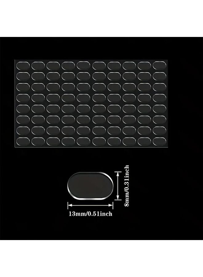 800 Pcs Double Sided Removable Transparent Adhesive Tape for Wall Hanging Poster Craft Party Decoration - Image 4