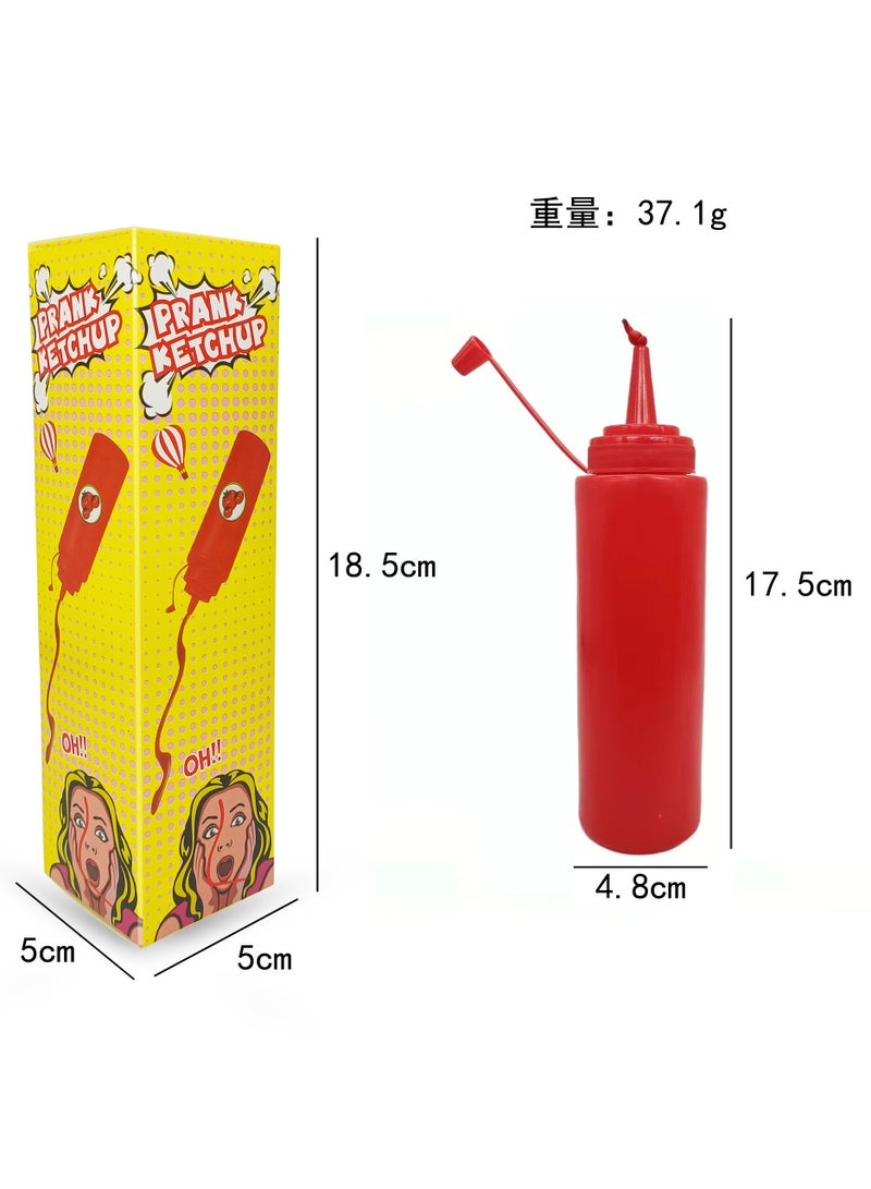 HALAMODO Prank Fake Ketchup Squeeze Bottle - Practical Joke Toy for Friends & Family (Realistic Look!) - Image 4
