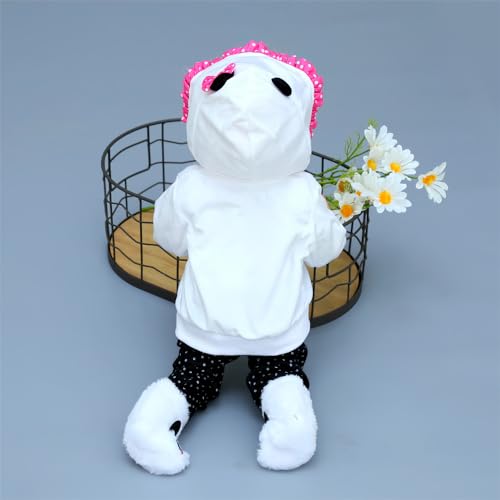 MAIHAO Reborn Baby Dolls Clothes 20 inch Outfit Accessories for 17-22 Inch Newborn Baby Doll Girl【Panda 4pcs Set 】 - Image 5