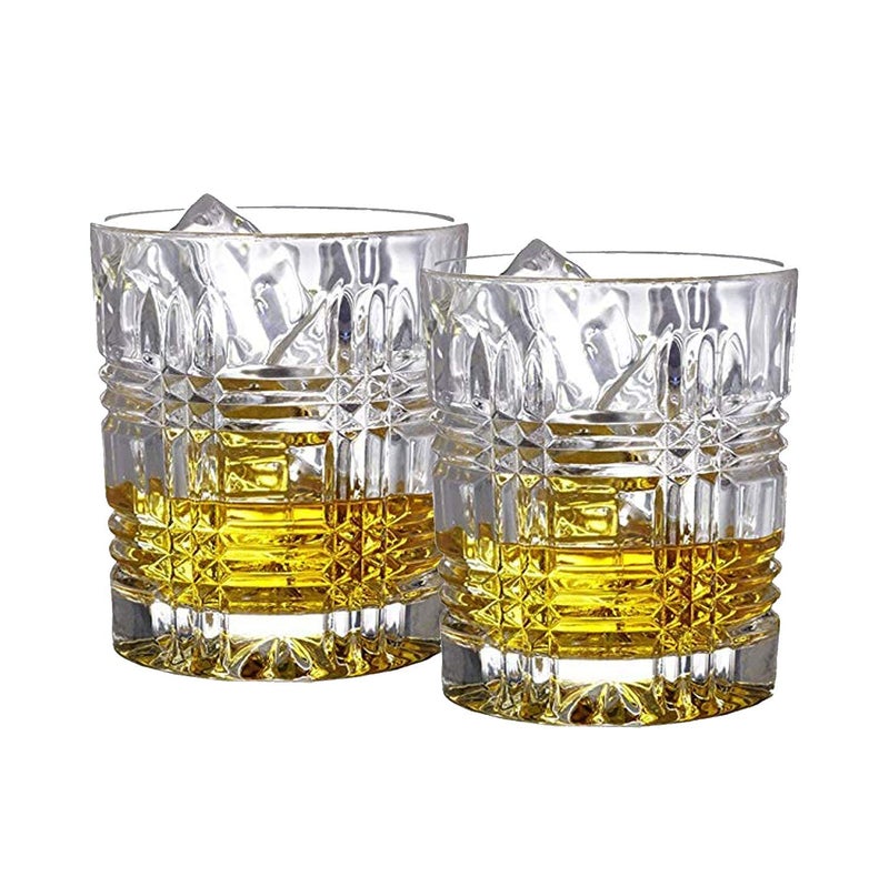 NEVINE Posh Collection Whisky Glasses of 6 Perfect Gifting Idea for Drink LoversStyle Glassware for BourbonRum Glasses - Image 2