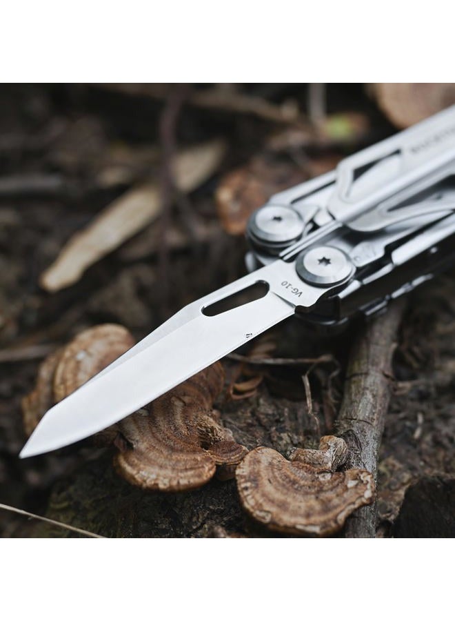 ROCKTOL Multi-tool, 29 in 1 Multi-Tool Pliers with Replaceable Wire Cutters and Saw, Stainless Steel Multi-Tool Set for Heavy Loads and Nylon Sheath - Image 4