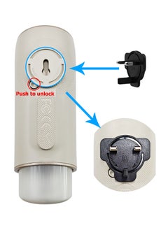 Mi VAZA Air Fragrance Device - Air Freshener - Essential Oil Diffuser - Waterless Fragrance Diffuser - Air Perfuming Device with Light Sensor - Wall Mounted Aroma Diffuser with Night Light - Smart Automatic Spray - Cordless Deodorizer - Built-in Battery - 130ml  - Image 3