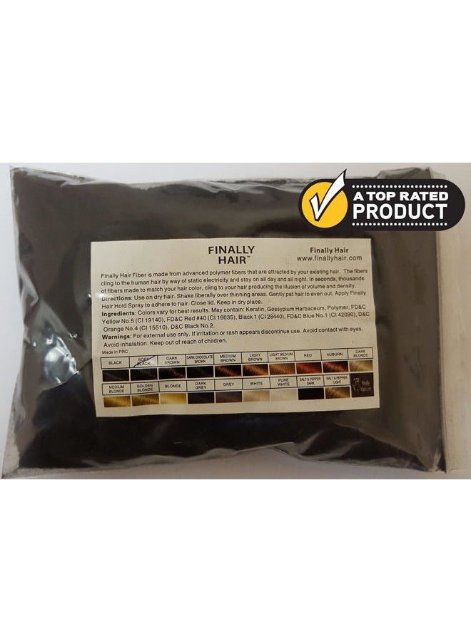 Finally Hair Fiber Refill 100 Grams Soft Black Hair Loss Concealing by Finally Hair (Soft Black) - Image 3
