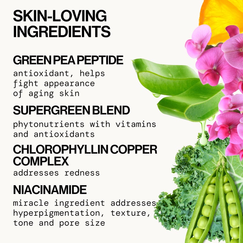 Pacifica Kale Smoothie Face Lotion, Refining Skincare, Face Moisturizer, Niacinamide, Vitamin C and E, Minimize Pores, Face Serum, For All Skin Types, Oily, Combination, Vegan, 1.7 fl oz (1 Count - Image 5